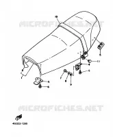 SEAT for Yamaha XT 1986