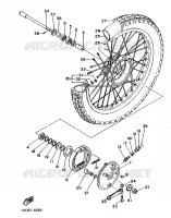 FRONT WHEEL for Yamaha XT 1986
