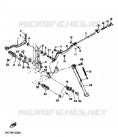 STAND / FOOTREST for Yamaha XT 1986