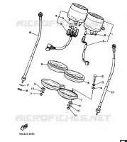 SPEEDOMETER for Yamaha XT 1986