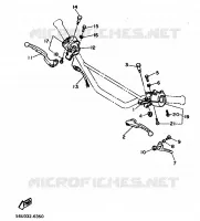 SWITCH / LEVER for Yamaha XT 1986