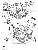 CYLINDER HEAD  for Yamaha XT 1988