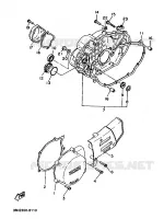 COVER   ENGINE 1 for Yamaha XT 1988