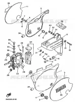 SIDE COVER for Yamaha XT 1988
