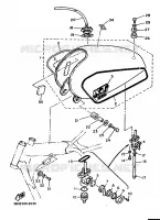 FUEL TANK for Yamaha XT 1988