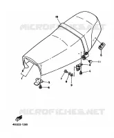 SEAT for Yamaha XT 1988