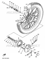 FRONT WHEEL for Yamaha XT 1988