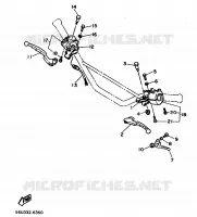 SWITCH / LEVER for Yamaha XT 1988