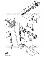 CAMSHAFT / TIMING CHAIN for Yamaha XT 1988