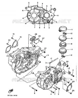 CRANKCASE for Yamaha XT 1989