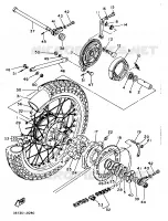 REAR WHEEL for Yamaha XT 1989