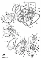 COVER   ENGINE 1 for Yamaha XTE 1990