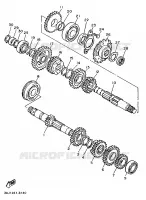 TRANSMISSION for Yamaha XTE 1990