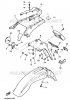 FENDER for Yamaha XTE 1990