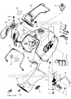 FUEL TANK for Yamaha XTE 1990