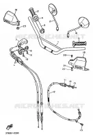 HANDLEBAR & CABLES for Yamaha XTE 1990