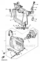 HEADLIGHT for Yamaha XTE 1990