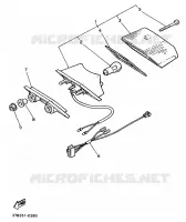 TAIL LIGHT for Yamaha XTE 1990