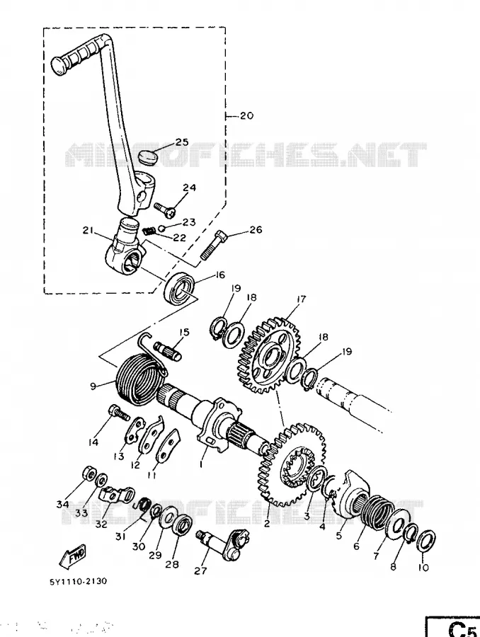 STARTER MOTOR Yamaha MOTO 600 1986 XT  XT600
