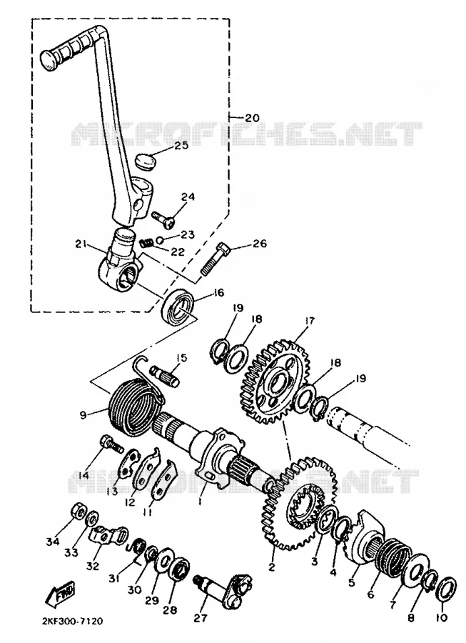 STARTER MOTOR Yamaha MOTO 600 1989 XT  XT600