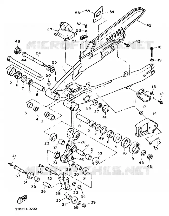 SWINGARM Yamaha MOTO 600 1991 XTE  XT600E