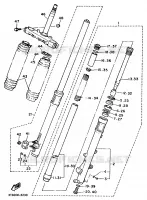 FRONT FORK for Yamaha XTE 1993