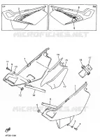 SIDE COVER   OIL TANK for Yamaha XTE 1996