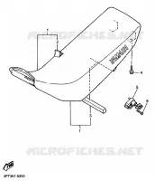 SEAT for Yamaha XTE 1996
