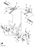 STAND / FOOTREST for Yamaha XTE 1996