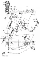 REAR BRAKE MASTER CYLINDER for Yamaha XTE 1996