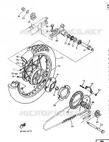 REAR WHEEL for Yamaha XTE 1998