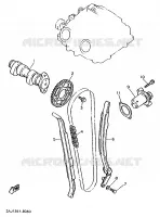 CAMSHAFT / TIMING CHAIN for Yamaha XTE 1998