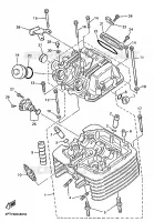 CYLINDER HEAD  for Yamaha XTE 1998