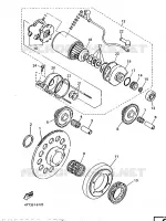 STARTER CLUTCH for Yamaha XTE 1998