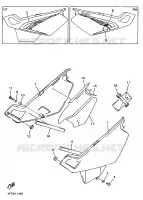 SIDE COVER for Yamaha XTE 1998