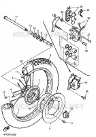 FRONT WHEEL for Yamaha XTE 1998