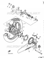 REAR WHEEL for Yamaha XTE 1998