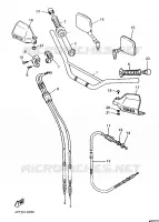 HANDLEBAR & CABLES for Yamaha XTE 1998