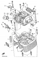 CYLINDER HEAD  for Yamaha XTE 1998