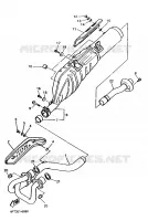 EXHAUST for Yamaha XTE 1998