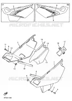 SIDE COVER for Yamaha XTE 1998