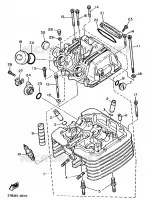 CYLINDER HEAD  for Yamaha XTE 1994