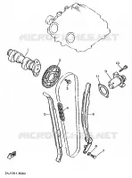 CAMSHAFT / TIMING CHAIN for Yamaha XTE 1994