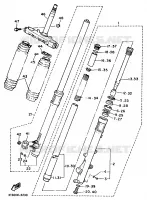 FRONT FORK for Yamaha XTE 1994