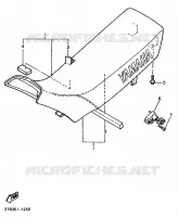 SEAT for Yamaha XTE 1994