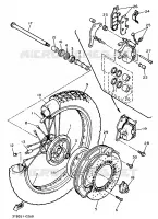 FRONT WHEEL for Yamaha XTE 1994