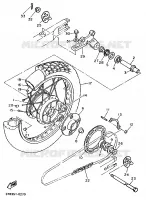 REAR WHEEL for Yamaha XTE 1994
