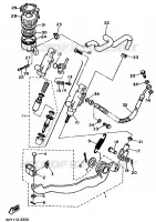 REAR BRAKE MASTER CYLINDER for Yamaha XTE 1994