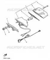 TAIL LIGHT for Yamaha XTE 1994