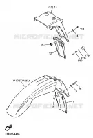 ALTERNATIVE FENDER for Yamaha XTE 1994